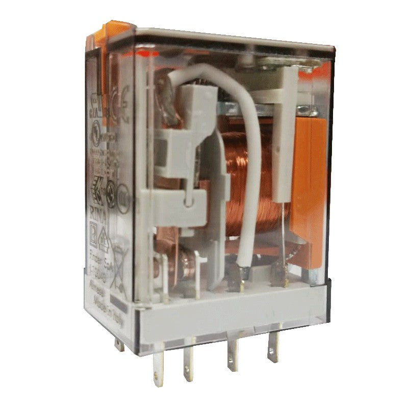 Relè Finder a zoccolo 2 scambi 10A 24VAC 553280240054 Relè Finder a zoccolo 2 scambi 10A 24VAC 553280240054